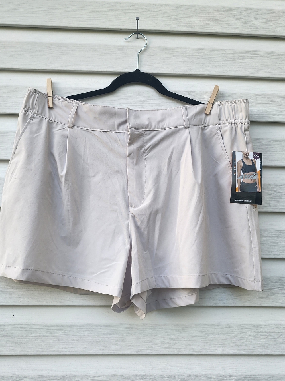Women’s Lightweight Khaki Athletic Shorts